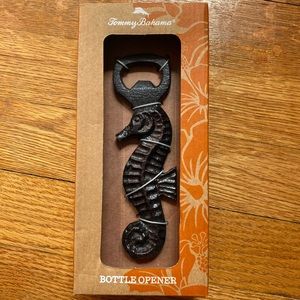 Tommy Bahama metal seahorse bottle opener NWOT